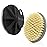 Body Scrubber 2 Pack, BEAUTAIL Shower Bath Brush, 1 Pack PP Body Brush Gray and 1 Pack Silicone Body Scrubber Black, Gentle Exfoliating for Women Men Baby Sensitive Skin