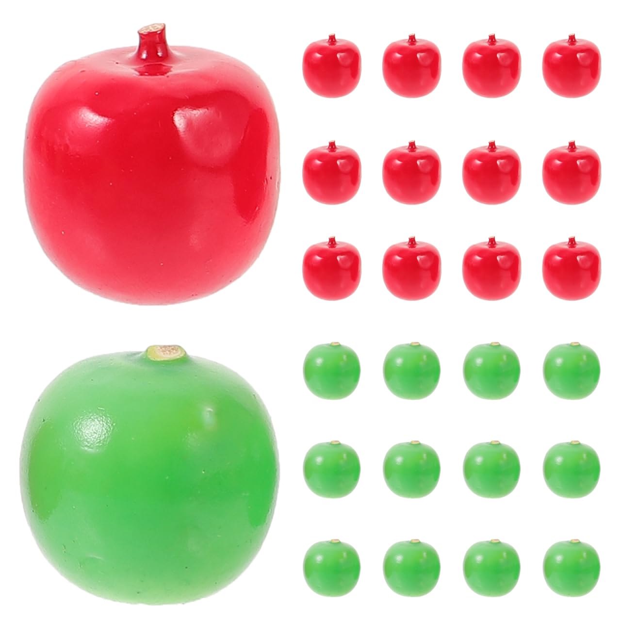 Toddmomy Set of 50 Artificial Mini Foam and Fruit Models for Home, Kitchen, Photography