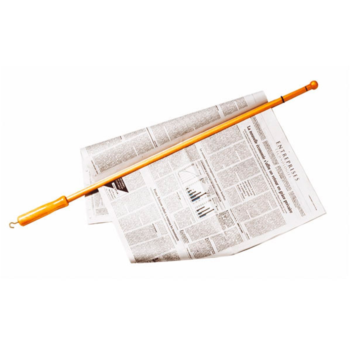 Garcia de Pou - Bastone per giornali, 81 cm, in legno, marrone, taglia unica