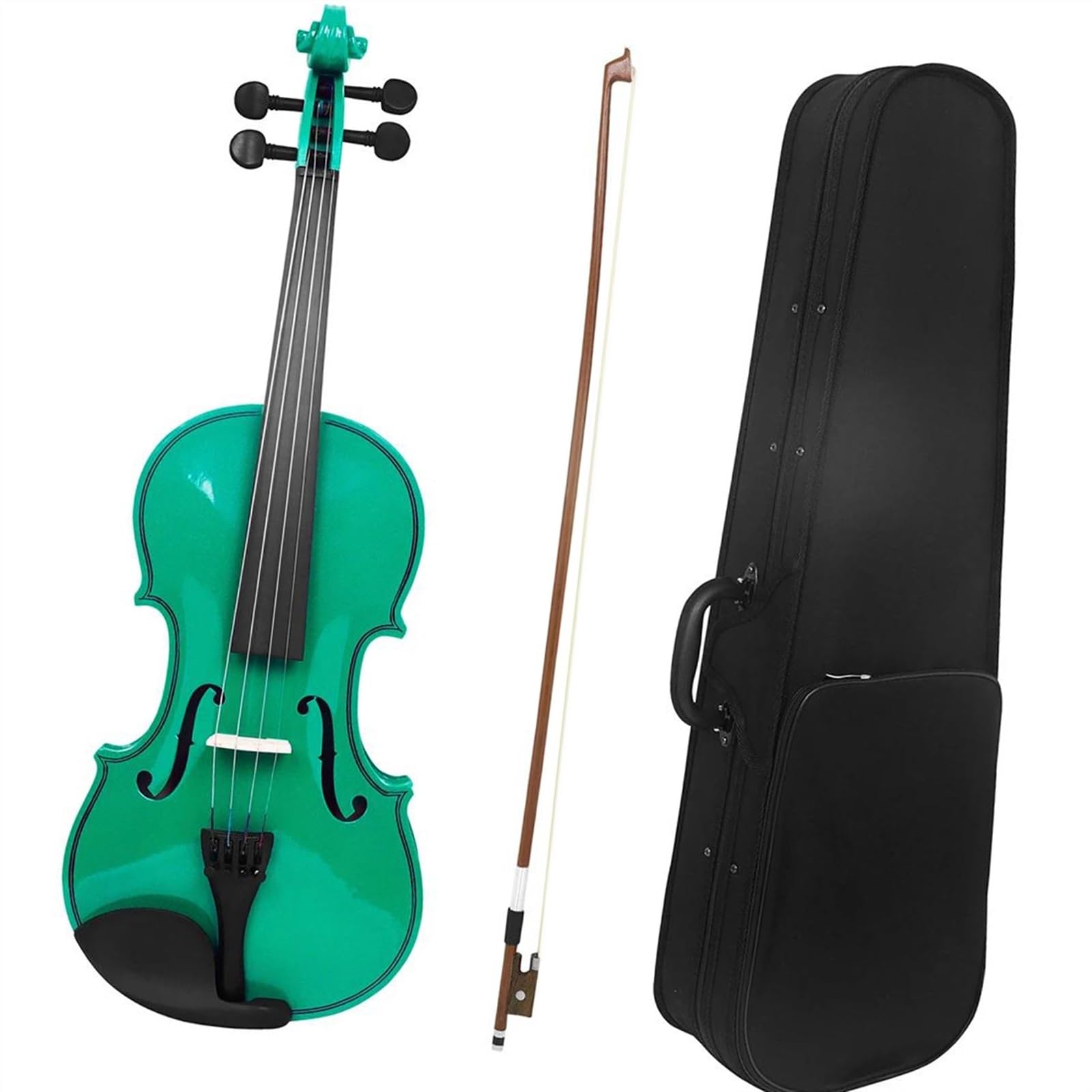 Violine 4/4 Violine Mit Praktischen Teilen Violine Anfänger Ebenholzgriffbrett(Violin)