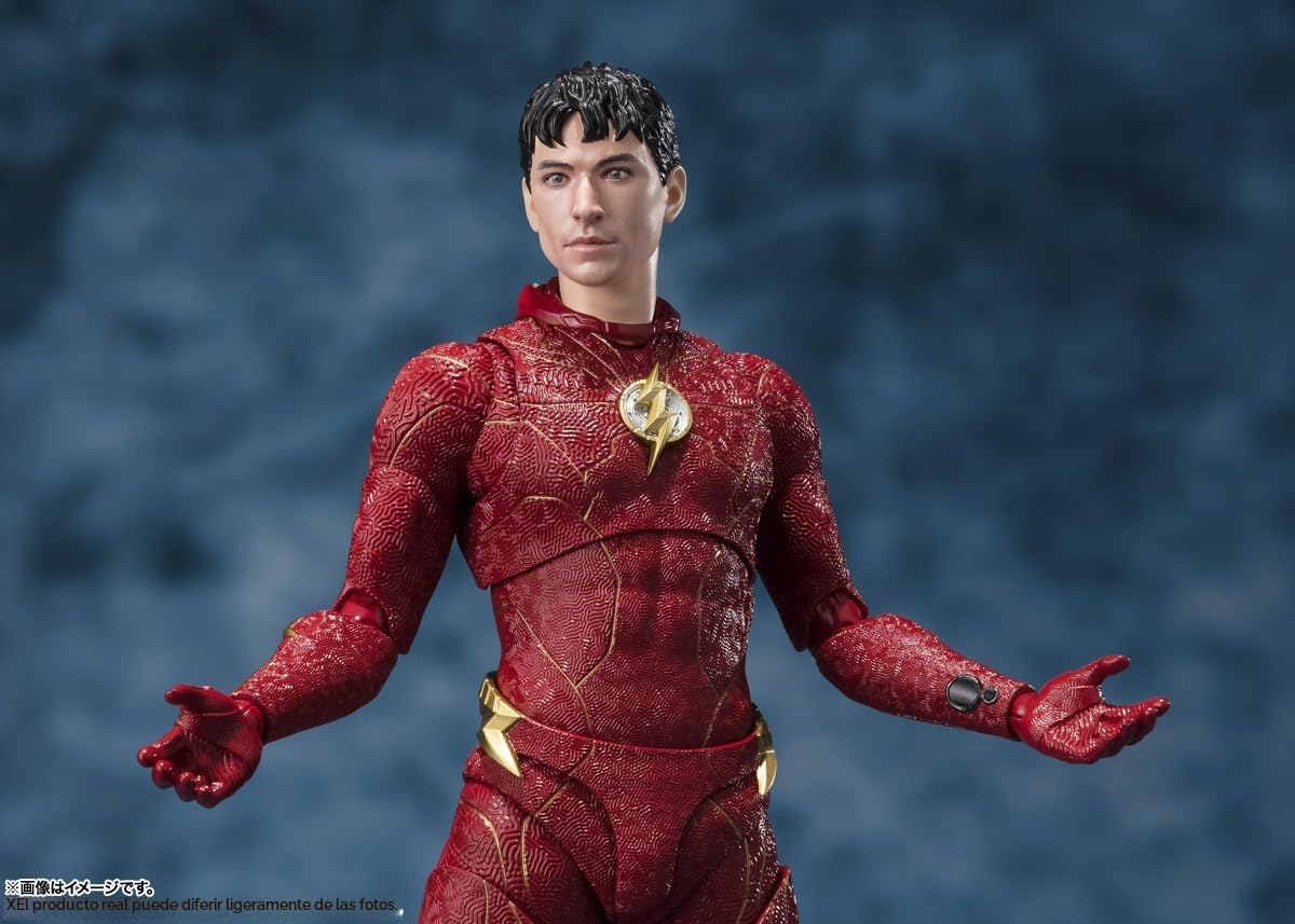 TAMASHII NATIONS Flash Fig. 15 cm The Flash SH figuarts | The Flash - Figura de acción de 6 pulgadas S.H. Figuarts - Flash