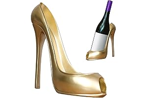High Heel Wine Bottle Holder: A Stylish Double Shoe Rack for Your Wine Collection