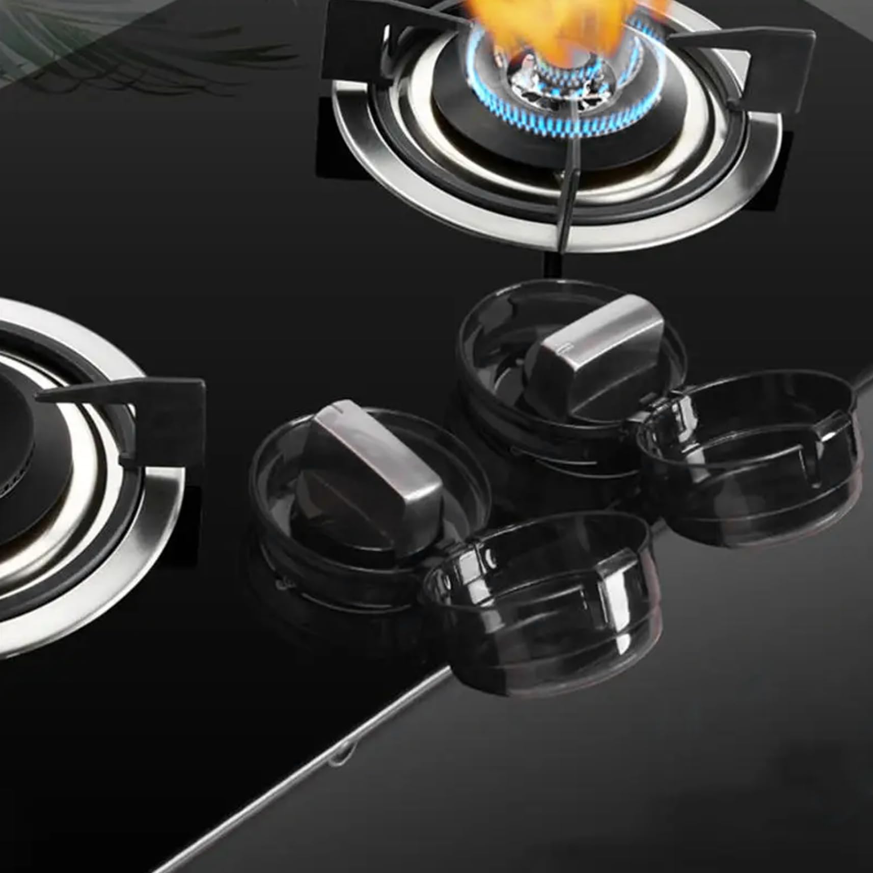 6 Cache-boutons De Cuisinière Sécurité Enfants - Pour Boutons Max Ø4,2 Cm Hauteur 4 Cm - Colle Résistante Chaleur