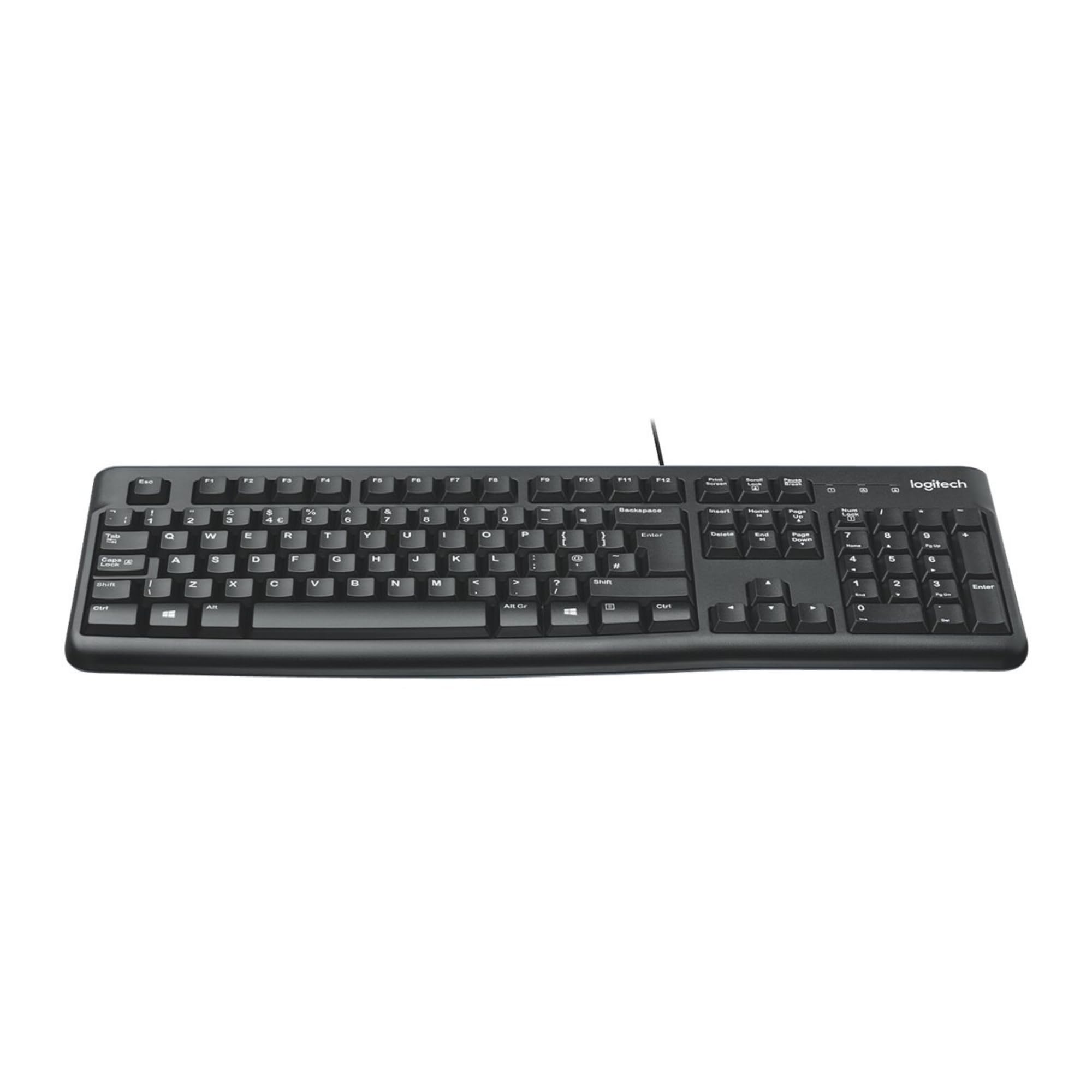 Logitech K120 Usb Qwerty Uk English Black
