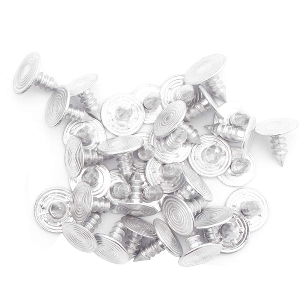 100 pieces Jean BOTTONI CON PERNI - hammer-on mano pressato BORCHIE PER CUCITO SU MISURA ABBIGLIAMENTO o riparazione Pantaloni, Pantaloncini, Sacchetti, E ALTRI ABBIGLIAMENTO - Black Limited, 17 mm