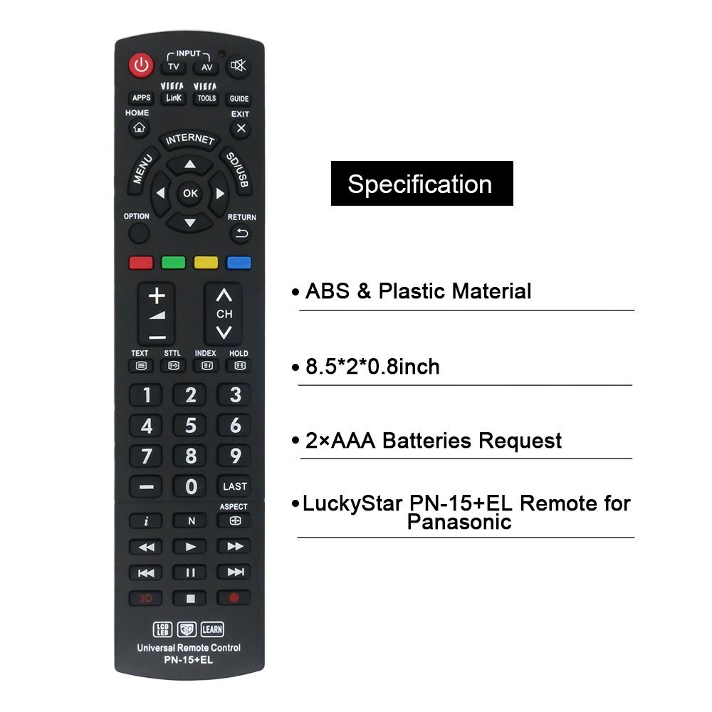 Genuine PANASONIC TV Remote Control N2QAYB000100 Excellent