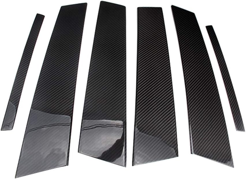 New Carbon Fiber B Pillar Stickers for ALFA Romeo Giulia 2016-2019 (One Set)