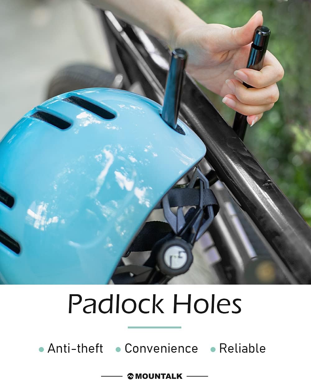 Mountalk Adult Bike Helmet with Light, Mens/Women Cool Bicycle Helmets with Magnetic Rear LED Light : Sports & Outdoors