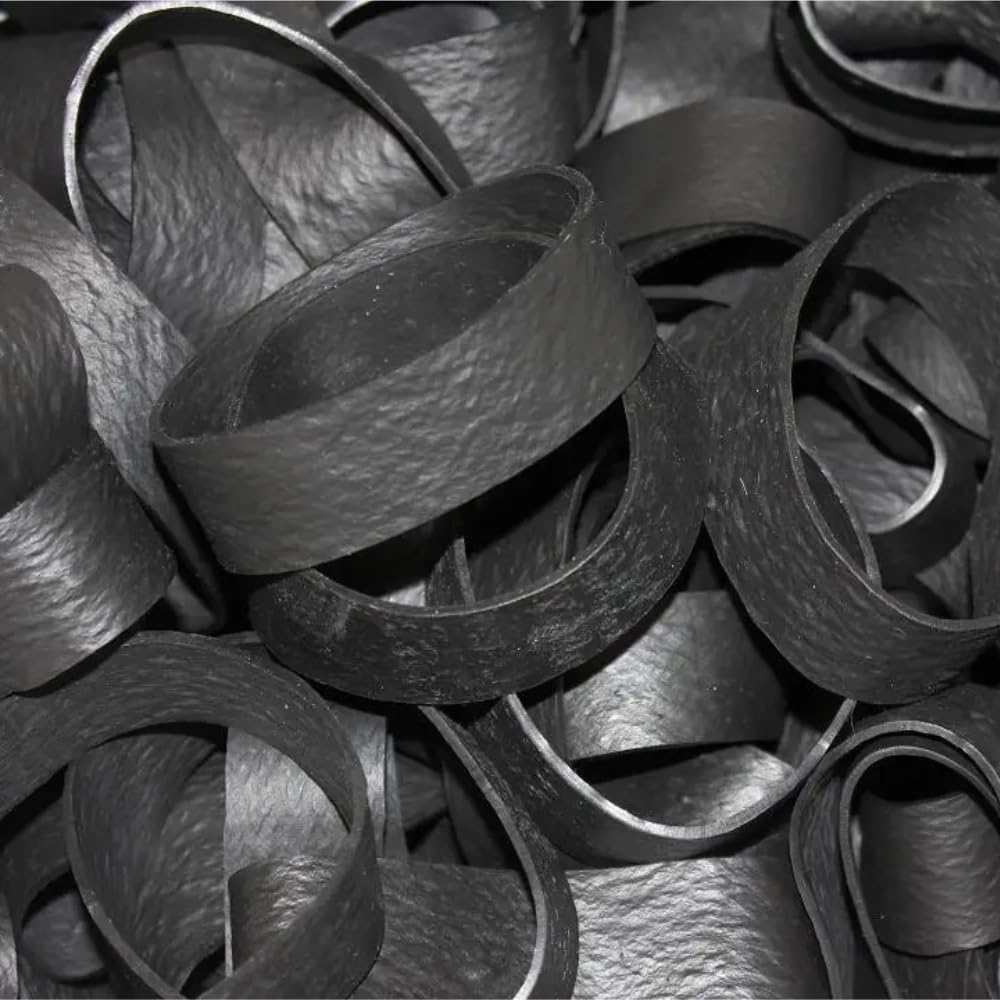 Bande Elastiche Resistenti, 10 Pezzi di Elastici in Gomma Lunghezza Piatta 11 cm Extra Large Neri Elastici Spessi Larghezza 2,5 cm for imballaggio di pacchi
