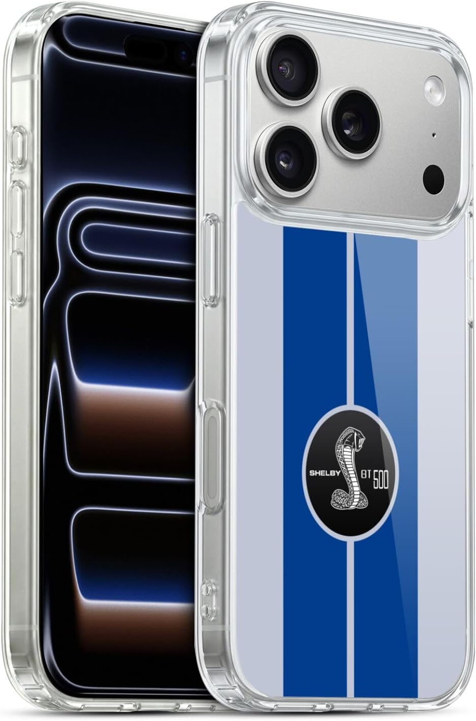 Head Case Designs Officially Licensed Shelby GT500 Car Graphics Gel Case [Military Grade Protection] Compatible with Apple iPhone 17 Pro