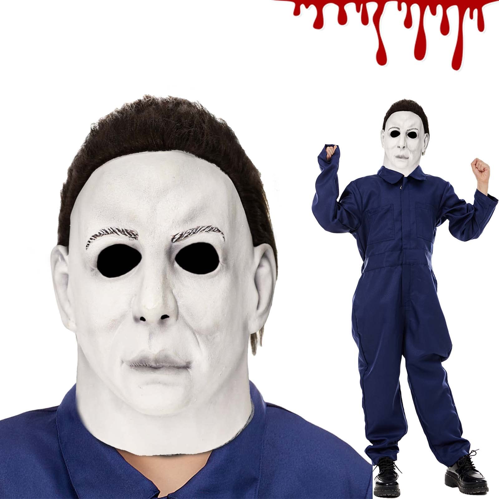 Buy 1978 Michael Myers For Kids Horror White Face Full Head Latex With