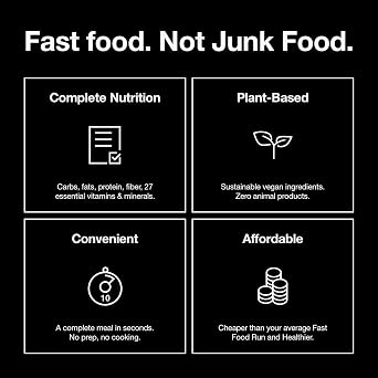 Huel Black Edition Protein Powder Meal Replacement Shake - Vanilla - with LastFuel Scoop - 34 Scoops Packed with 100% Nutritionally Complete Food, Including 40g of Protein, 8g of Fiber, and 27