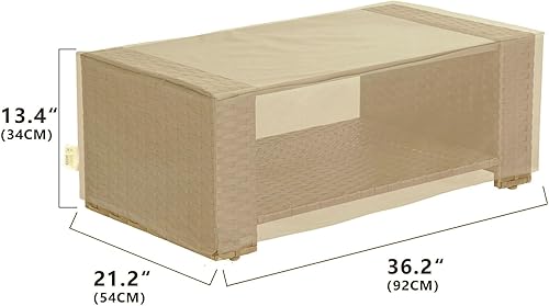 Miniatura 6 de Fundas para Muebles de Patio, Funda para Muebles de Exterior Impermeable, Fundas de Juego de Muebles de Patio para Juego de Conversación al Aire