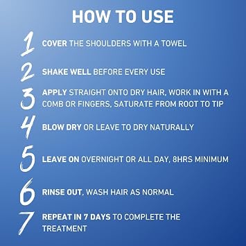 Hedrin Treat & Go Leave-In Spray, Fast, No Fuss Lice & Nit Treatment, Kills Head Lice & Eggs, Clinically Tested, Suitable for Adults & Children, 1 x 60ml (2 x 30ml Treatments)