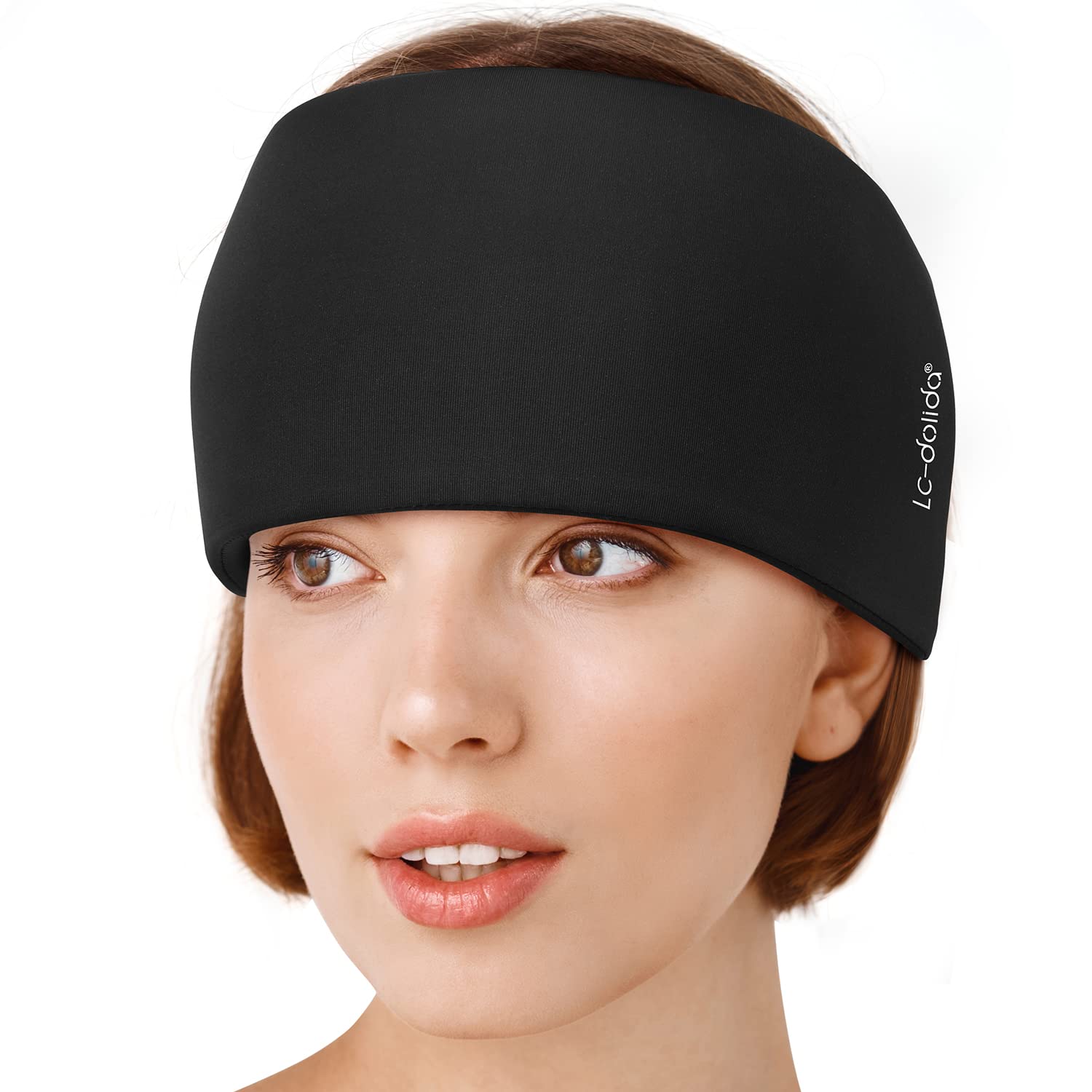 LCdolida Migraine Relief Headband Cap,Migraine Ice Head