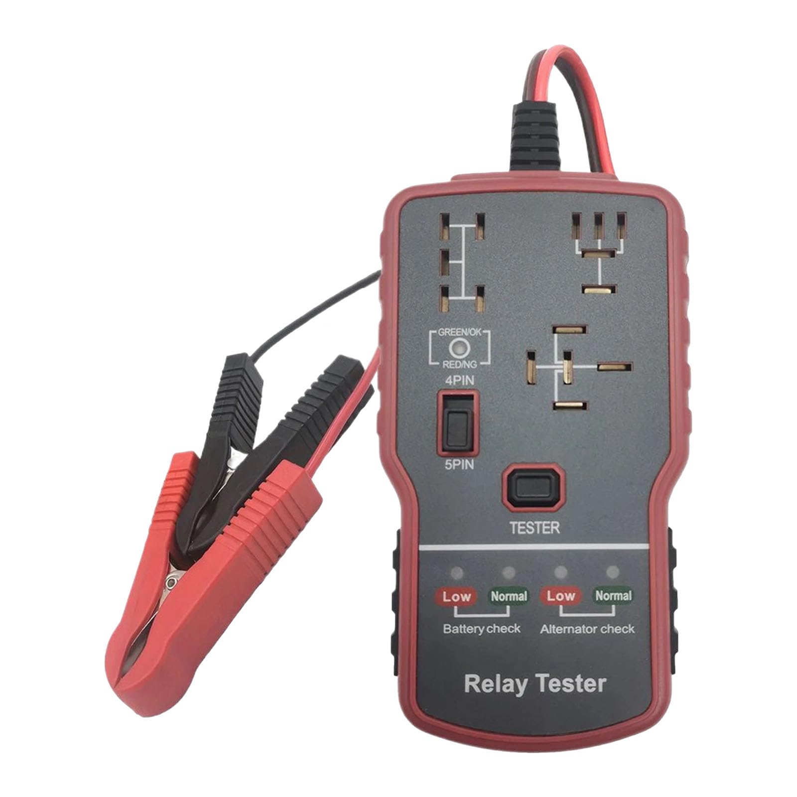 Professional Automotive Relays and Battery Diagnostic Tool Voltages for Quick Fault Detection High Accuracy Tester — view 9
