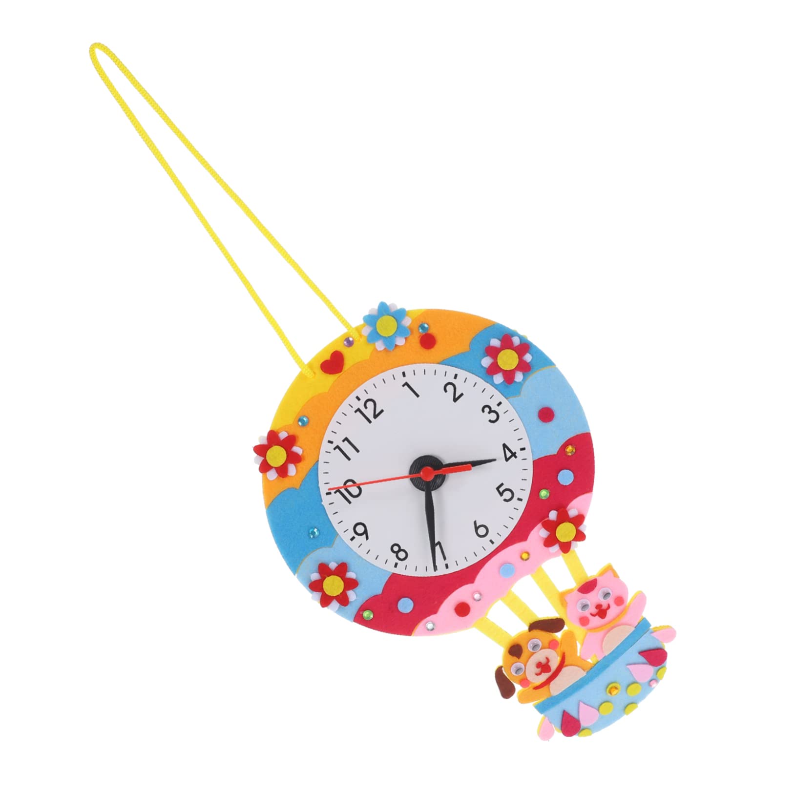 JOINPAYA Small Clock Mechanism Kit Kids DIY Time Learning Craft Educational Toys Handmade Toy Clock for Children