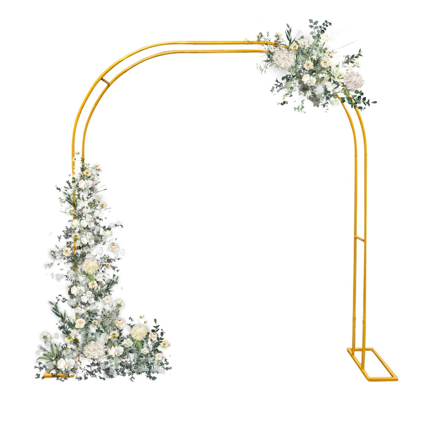 Arche de jardin robuste métal 240 x 220 cm tuteur grandes plantes grimpantes et rosiers