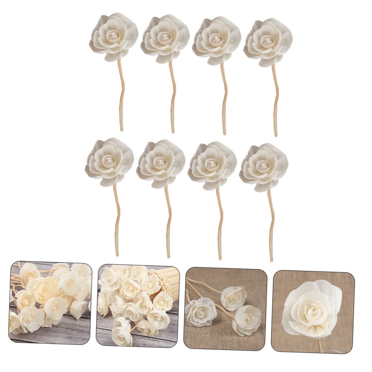 Ciieeo 5 Set Di Bastoncini Di Fiori Diffusori Di Bastoncini Di Rattan Diffusori Di Di Rattan Di Diffusore Di Vite Per Decorazioni Per La Casa 8 Pezzi*5
