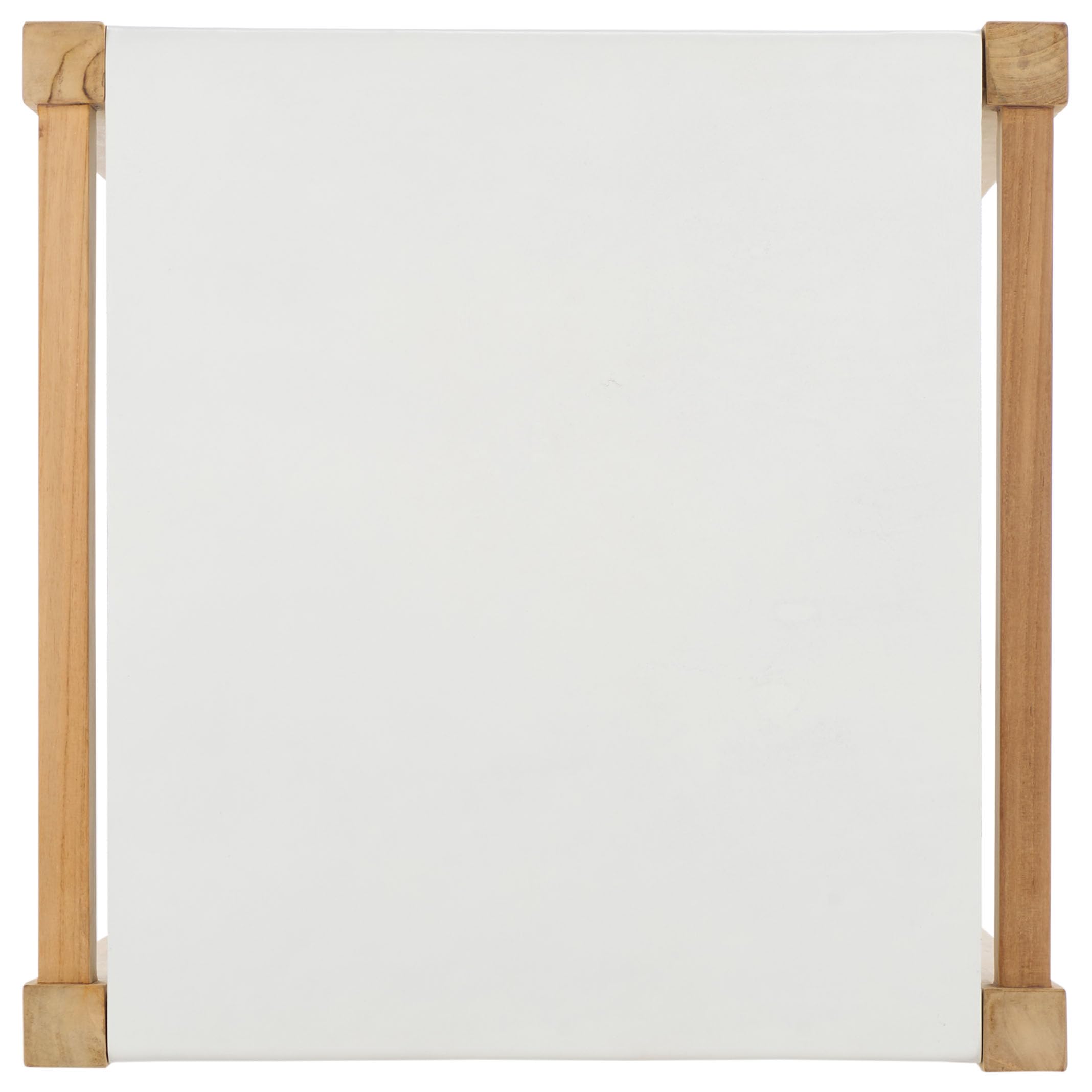 Amazon.com: SAFAVIEH Home Collection Solana 26-inch White Leather/Natural  Teak Solid Wood Counter Stool (Fully Assembled) : Home & Kitchen