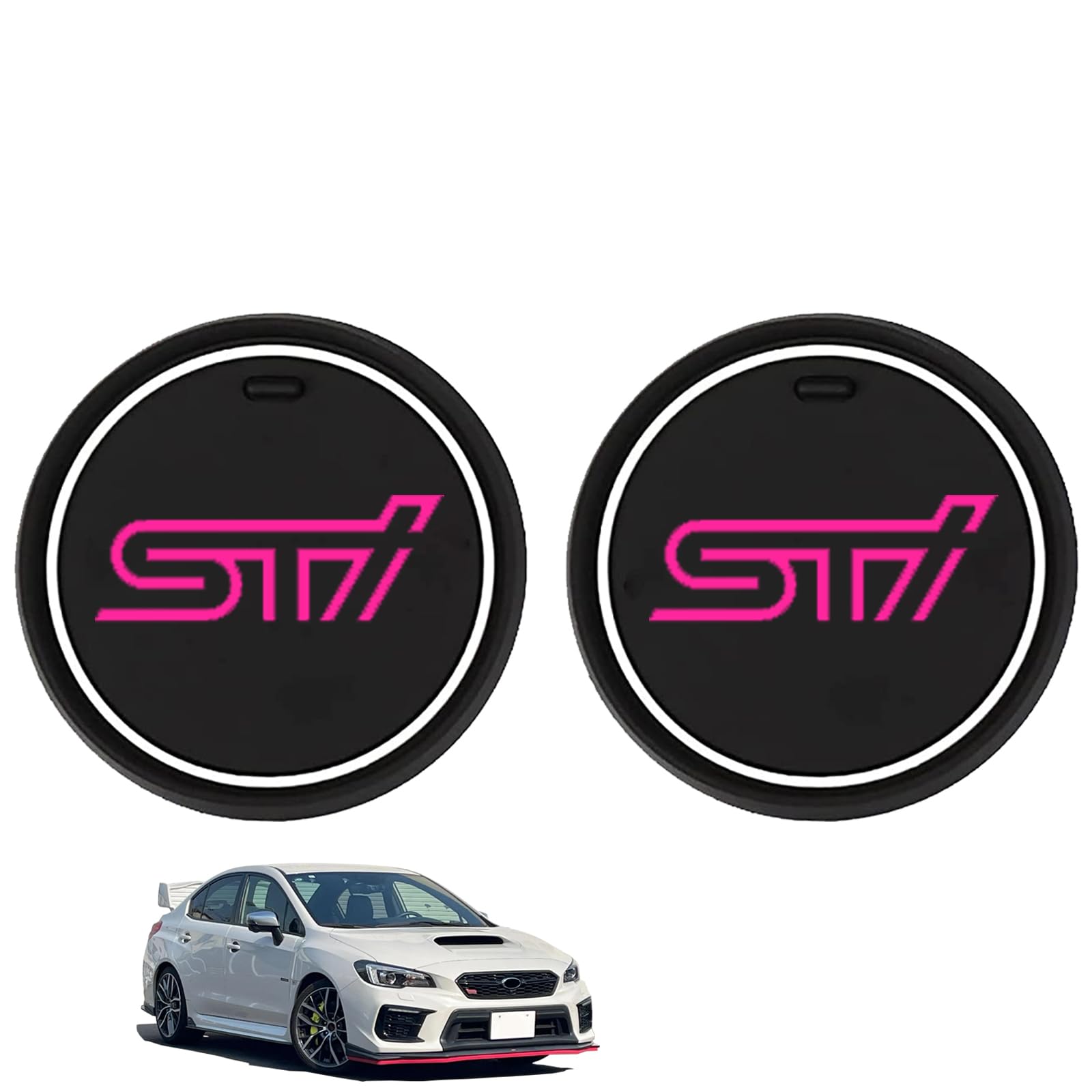 Amazon.co.jp: STI スバル ノンスリップ コースター レヴォーグ