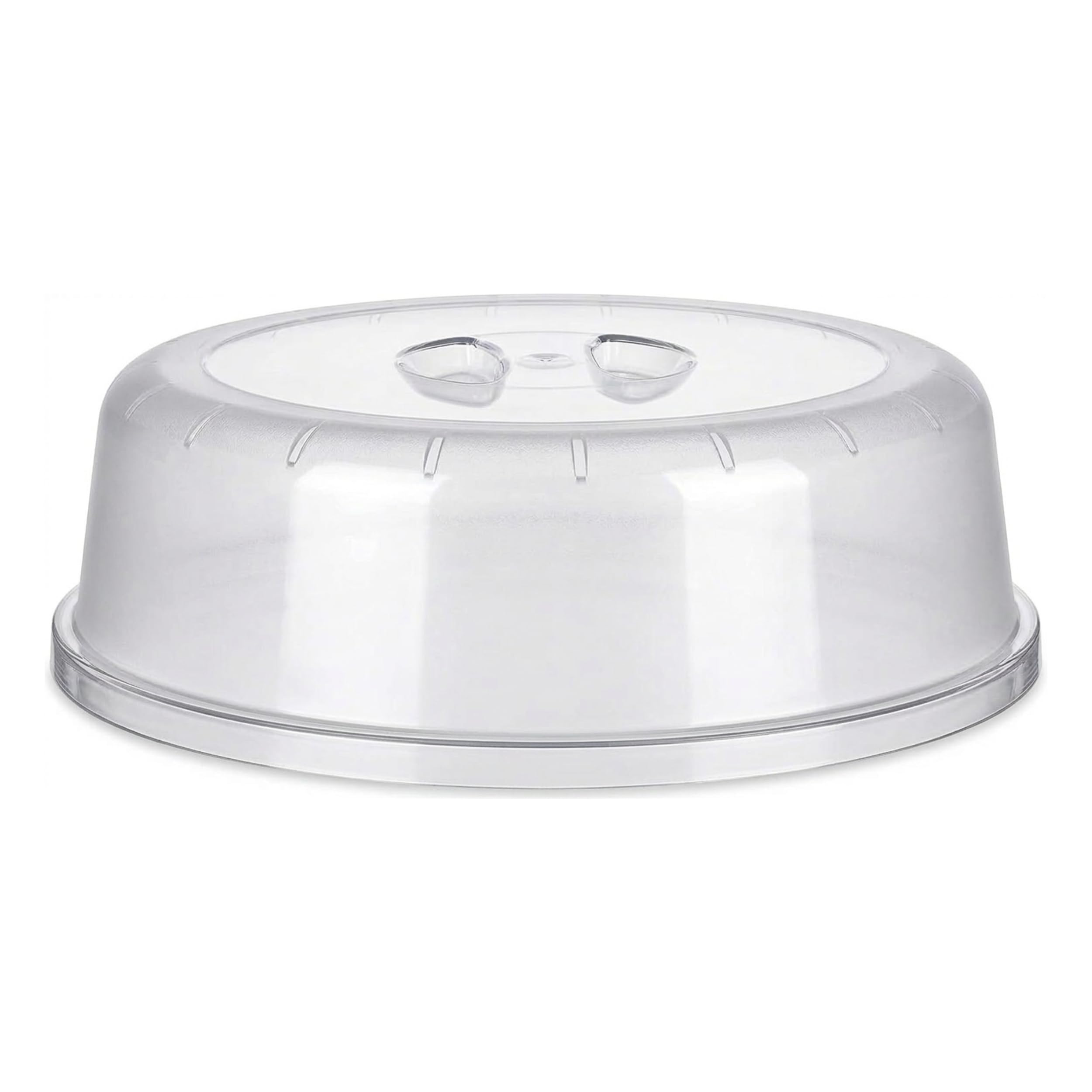PARENCE.- Campana universal de horno microondas/tapa de alimentos, prevención de astillas, olor, cocción uniforme - 24 cm, transparente