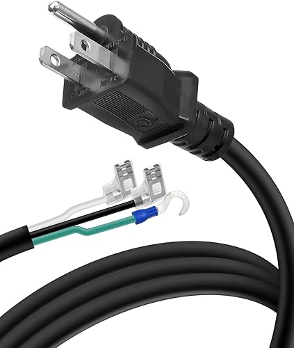Cable de alimentación de bomba de piscina apto para Hayward SPX1250WA 6.5 pies, 14 AWG 3 clavijas, cable de alimentación compatible con modelos de