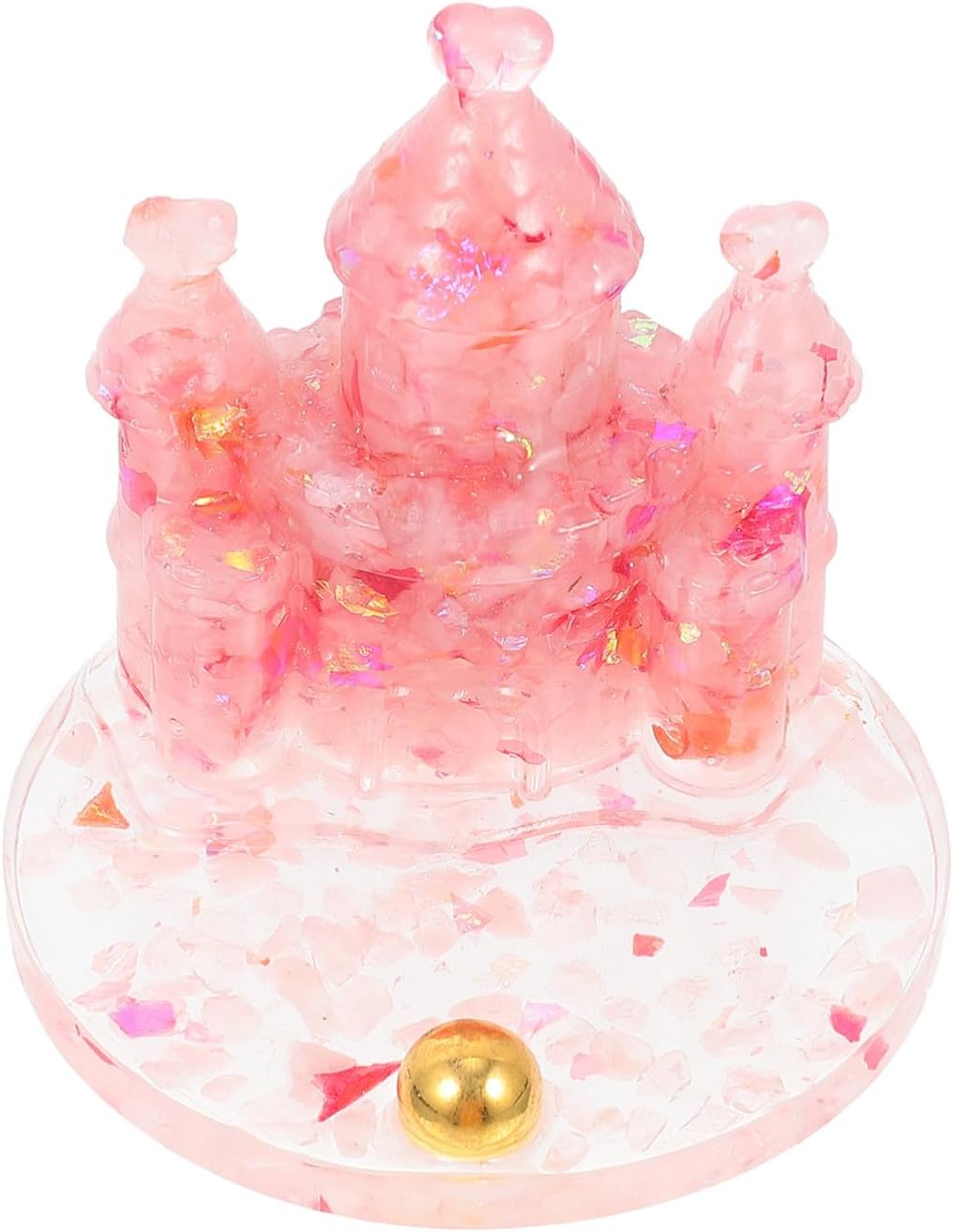 DOITOOL Castle Shaped Resin Phone Stand for Desktop Decoration and Support
