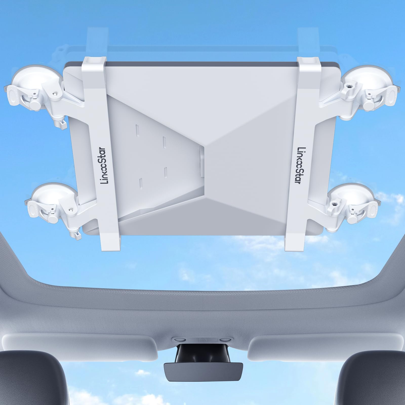starlink mini suction cup mount, 4 heavy-duty suction cups starlink mini mount for car sunroofs or windows starlink mini accessories mounting kit for stable satellite signal on rvs, boats & road trips