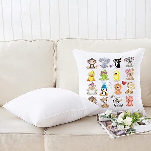 Miniatura 3 de Parche de transferencia para planchar con lindos animales calcomanías para planchar con diseño de ciervo león pingüino calcomanía de transferencia