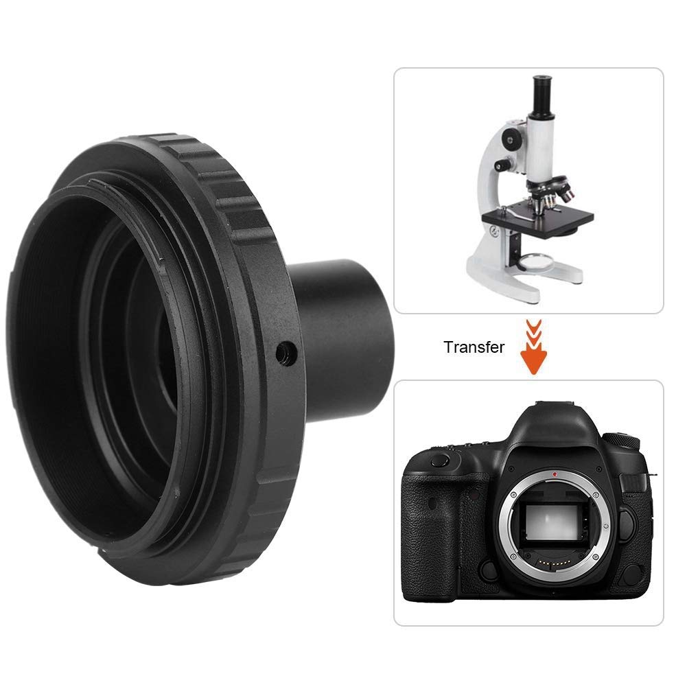 Bindpo T2-EOS Microscope Adapter with M42 Thread, 23.2mm T-Mount Microscope Eyepiece Converter to Canon EOS Mount SLR Camera - Image 2
