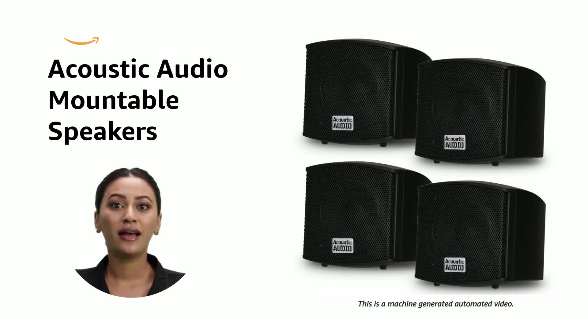 Acoustic Audio AA321B Mountable Indoor Speakers 800 Watts