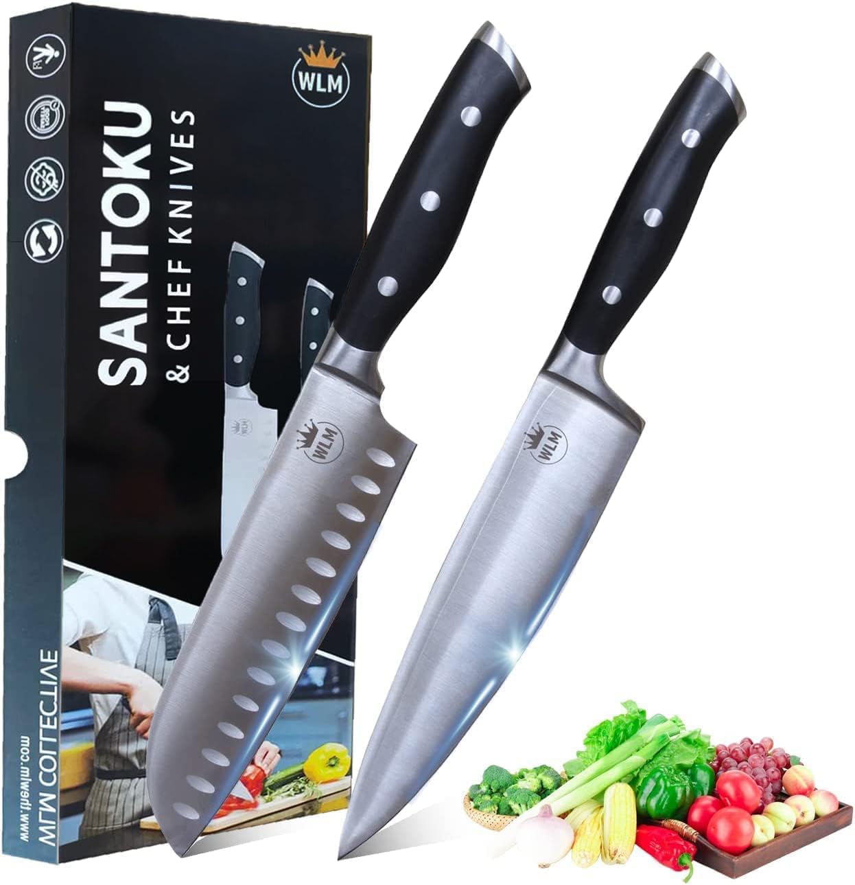Santoku Knife Set