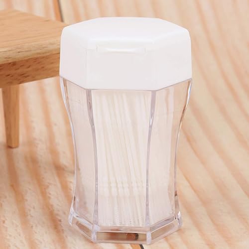 Miniatura 3 de Exceart 200 palillos de dientes de plástico de doble cabeza palillos dentales palillos orales palillos interdentales cepillos limpiadores de hilo