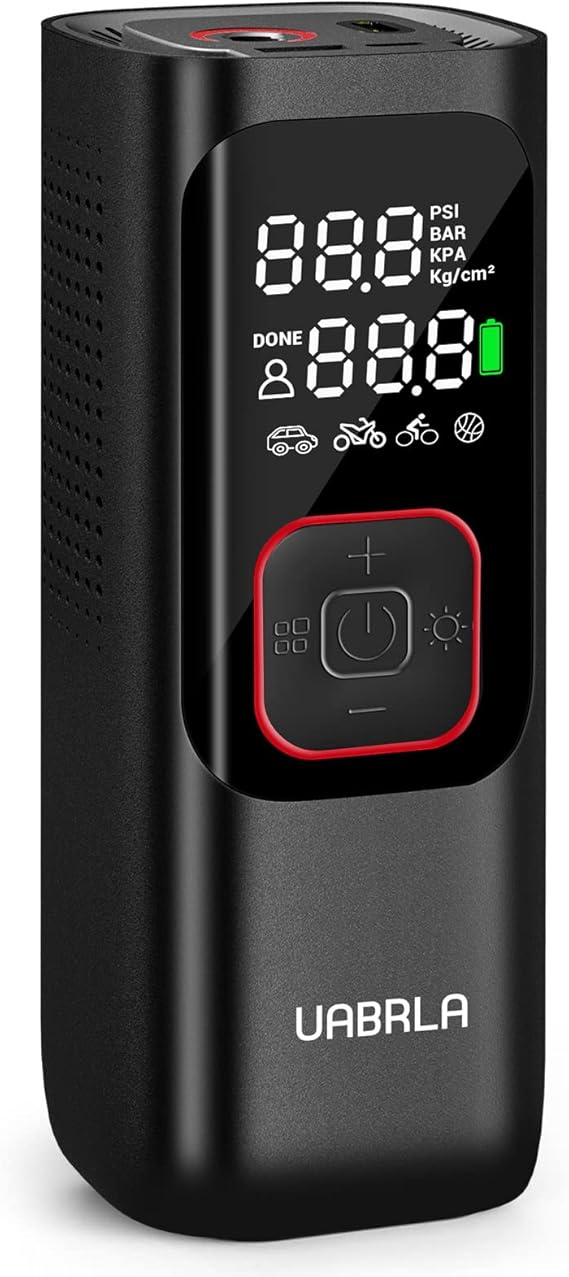 UABRLA Tire Inflator Portable Air Compressor, 2X Faster & Powerful