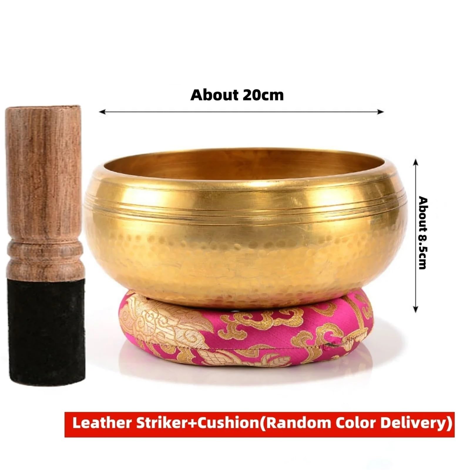 Klangschalen-Set Klangschalen-Set, 6 Spezifikationen, Optionen, Klangschale, Meditationsschale, einzigartig, hilfreich for Meditation, Yoga, Stressabbau(About 20cm)