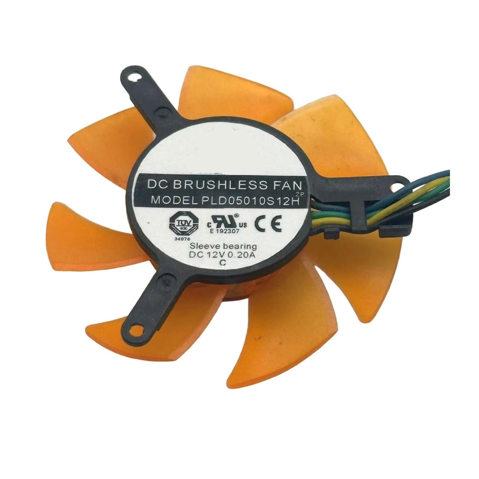 UITGVDQAT PLD05010S12H DC 12V 0.20A 47X47mm 4-Wire Server Frameless Fan