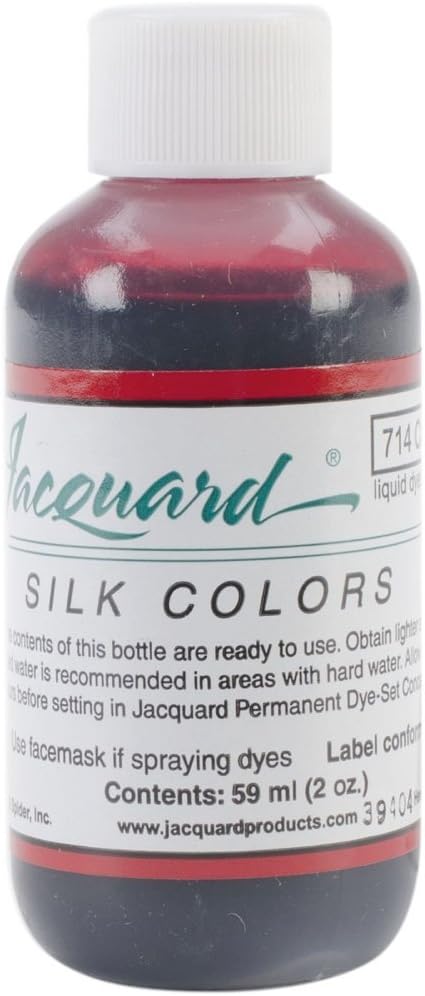 Jacquard Products Silk Colors Dyes, 2-Ounce, Carmine Red