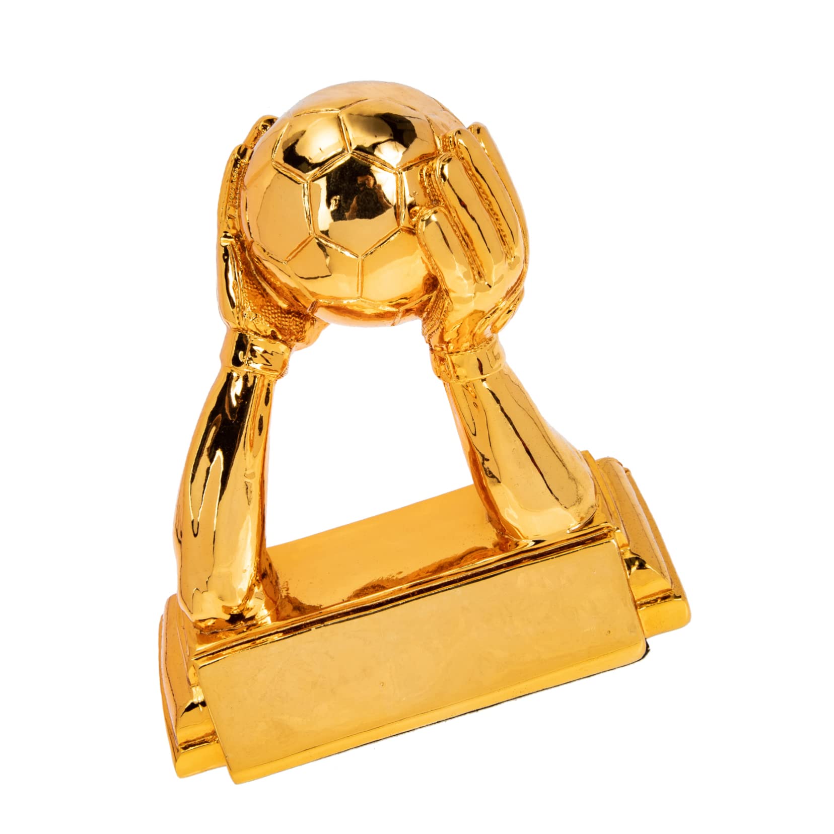 VANZACK de Futbol Cajas pequeñas cajitas pequeñas Cotillon Fiesta Adornos Guante fútbol Americano decoración de versátil Suministro de la Competencia Resina Golden