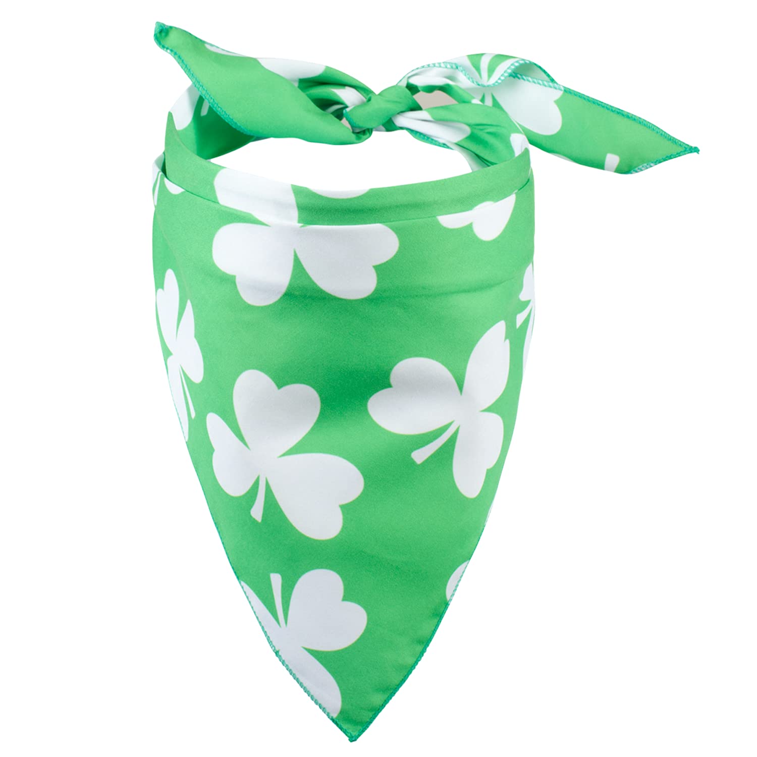 Native Pup Bandanas para Perro del día de San Patricio, Paquete de 3, pañuelo de trébol de la Suerte, Bandana de trébol