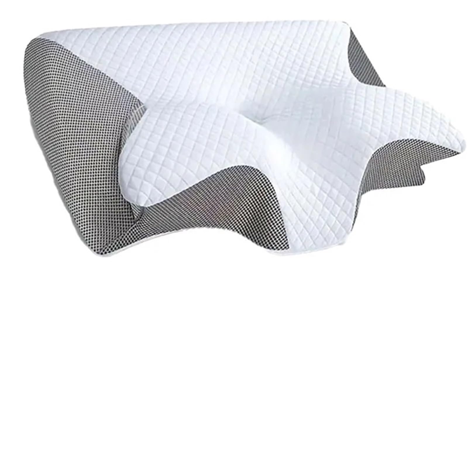 JBJYGSG Treatment Of Cervical Cervical Support Pillow Support Pillow For Non-collapse Memory Cotton For Side, Back, And Stomach Sleepers(Light Gray)
