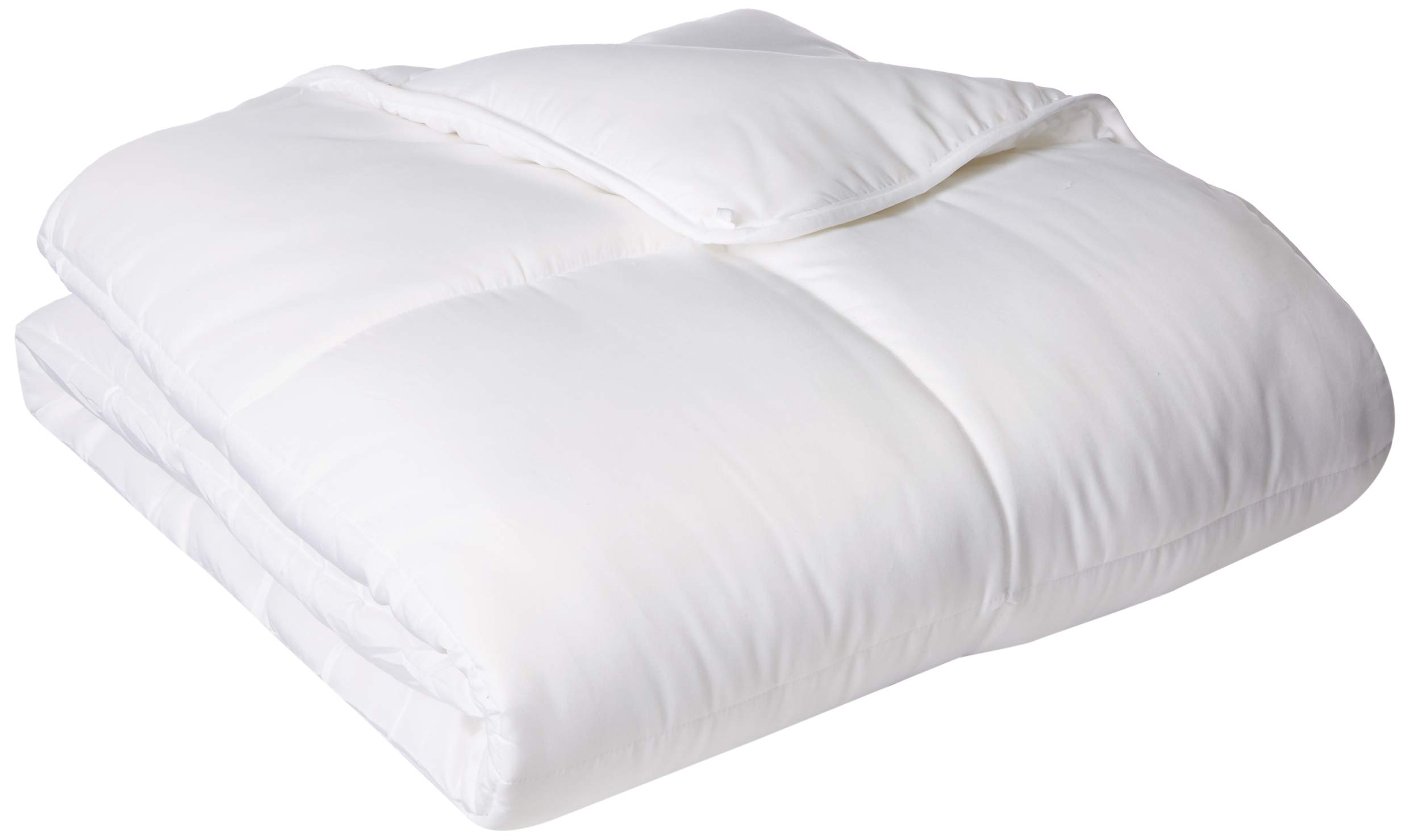 LUCID Alternative Comforter-Hypoallergenic-Down Alternative-All Season-400 GSM-Ultra Soft-8 Duvet Loops-Machine Washable-Queen