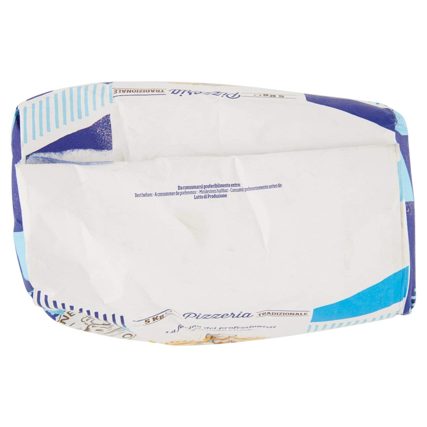 4 harinas de trigo blandas tipo OO para pizzas, 5 kg