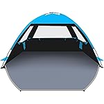 Gorich Beach Tent Sun Shelter for 3/4-5/6-7/8-10 Person with UPF 50 UV Protection, Lightweight & Easy Setup Beach Shade Canopy, Portable Beach Shade Tent Beach Cabana