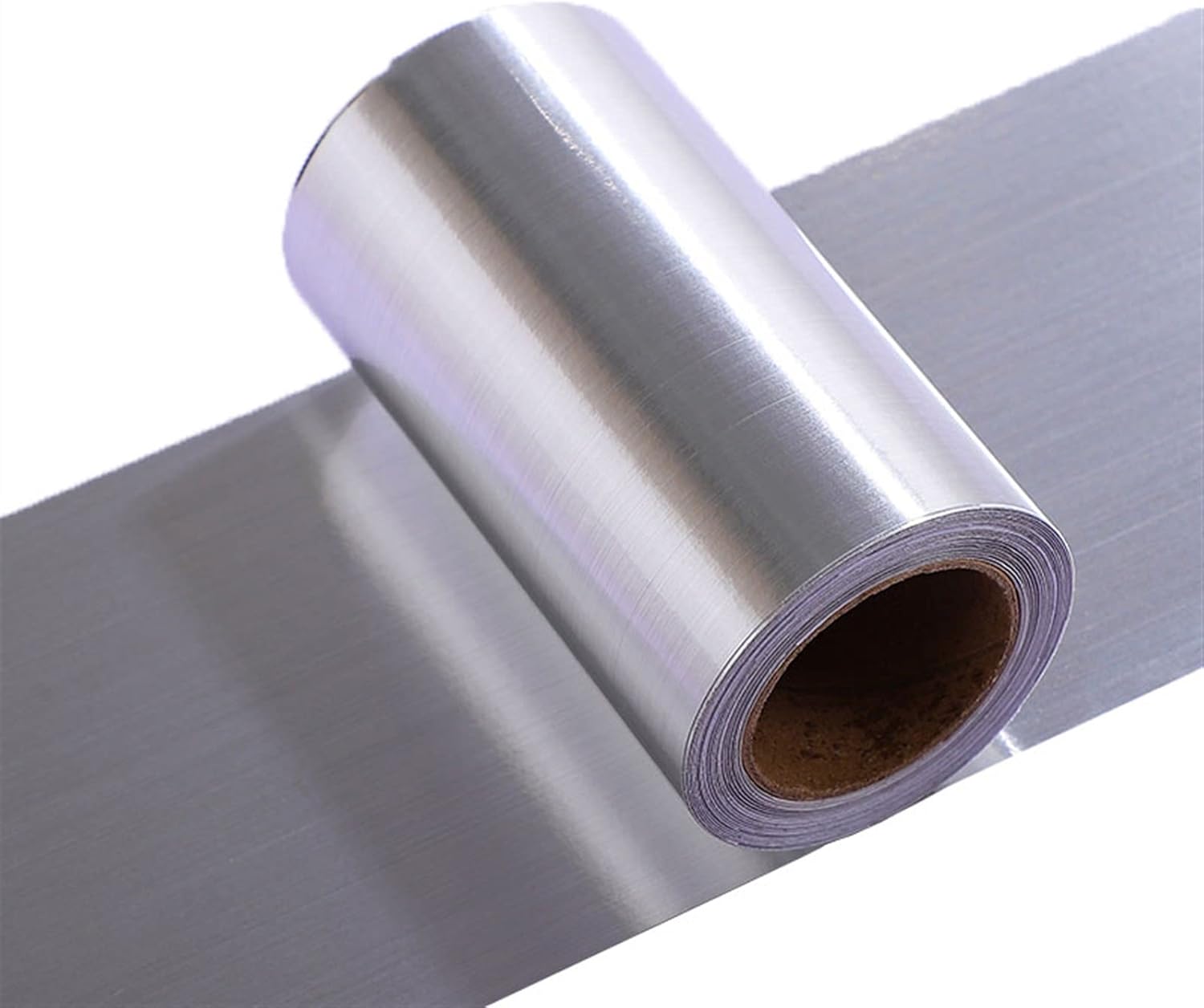 9.8 ft Self Adhesive Wall Edging Strip Waterproof Wallpaper Border Wall Border Decor, Wall Panels Peel off-Stick Ceiling Border Door Frame Waist Line Interior Decoration(Brushed silver,60cm(W)X5m(L))