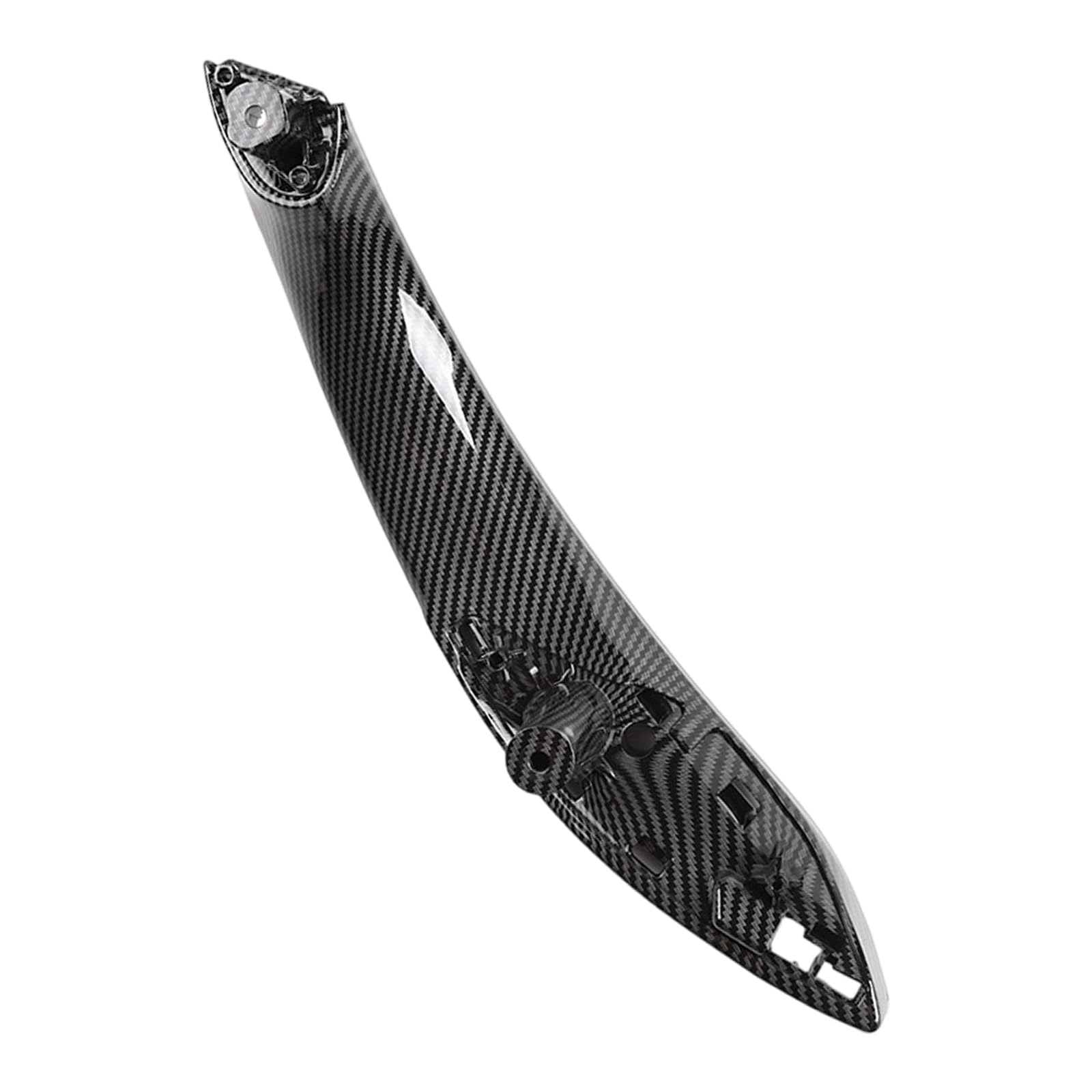 Geavonyg 1Carbon Fiber Patter Abs Interior Car Door Handle For F30 F35 F80 F32 F36 320I 328I 335I 428I 435I Antiaging Materials Quick Install None Tools Required Ergonomic Grip Quick Replacement Interior Door Handle