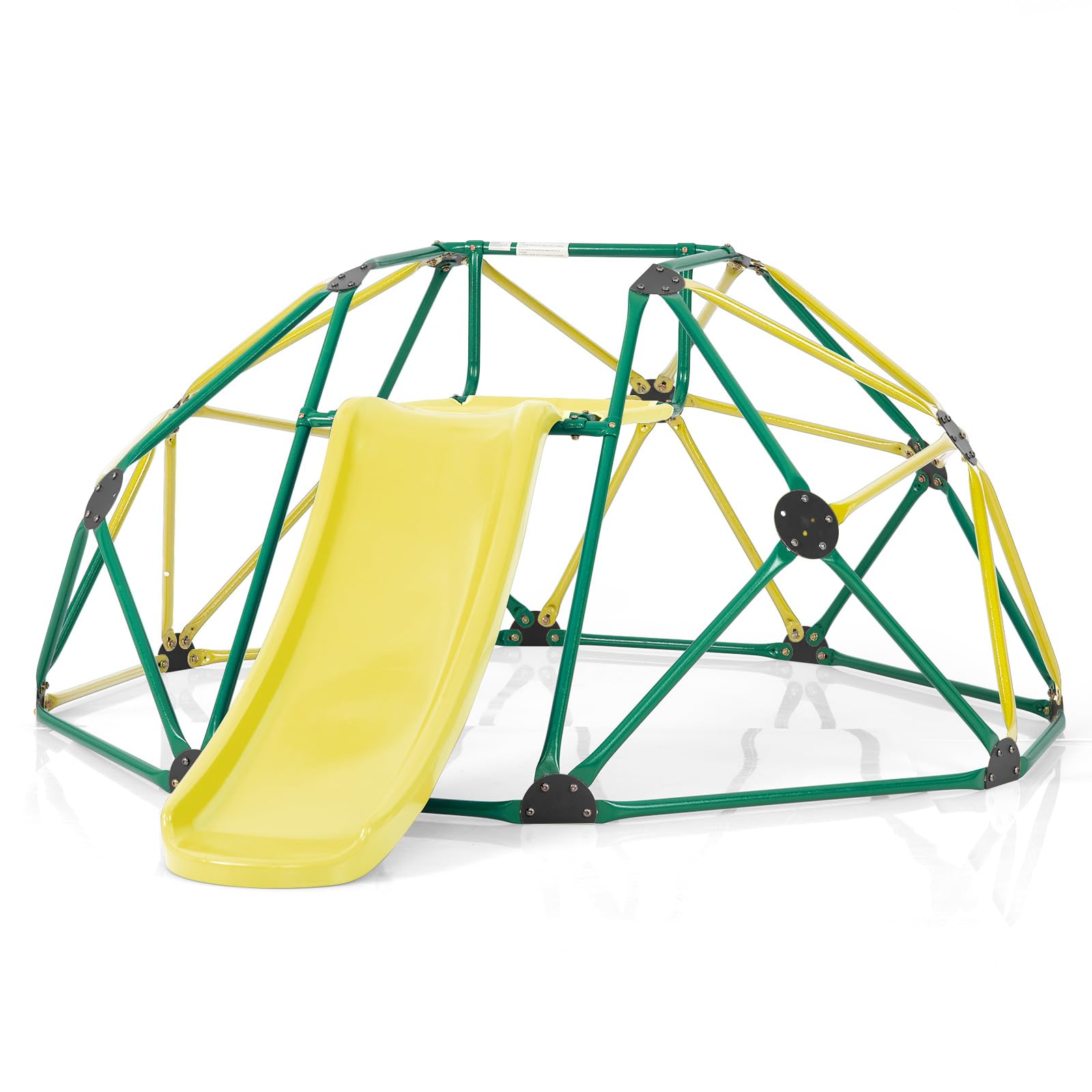 RELAX4LIFE Cuccia da Arrampicata con Scivolo per Bambini, Struttura per Arrampicata da Giardino, Portata Fino a 180 kg, Scala da Arrampicata per Bambini 3-10 Anni (Verde)