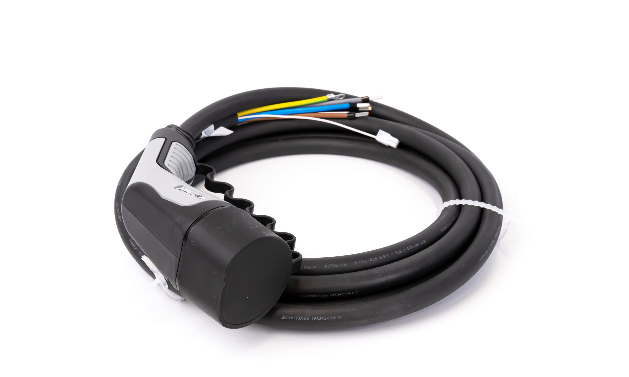 Schneider Electric, EVlink, EVP1CBS323C45, cable adjunto, T2 32A 3-Ph IEC 4,5 m Smart Wallbox