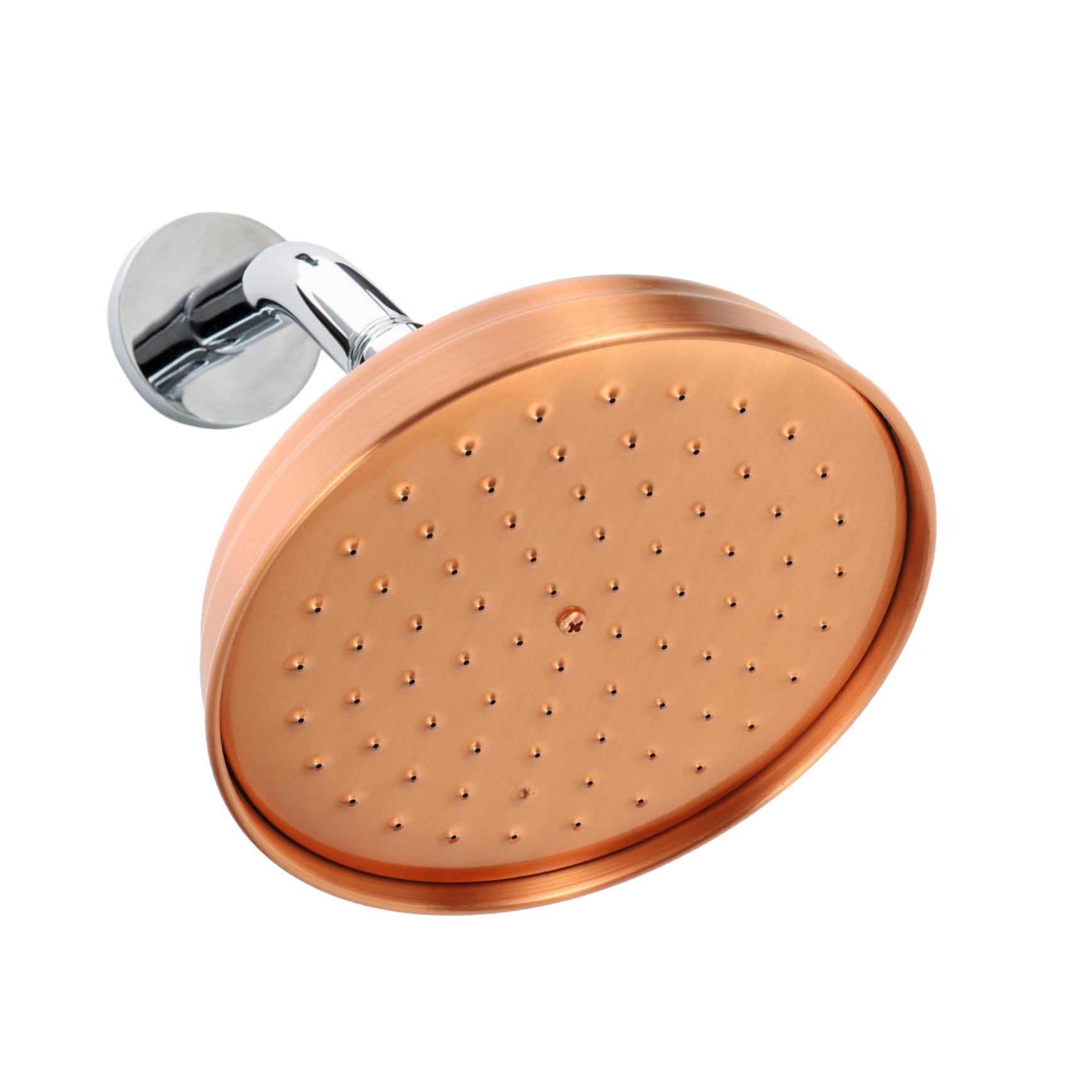 Cabilock Alcachofa de ducha de cobre de 8 pulgadas, diseño retro para baño y hogar