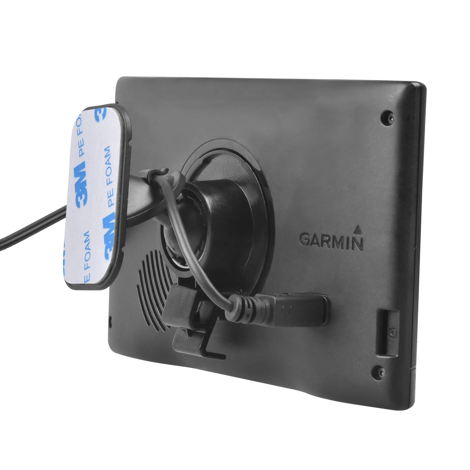 GPS Mount, Stick-On Dashboard Car Mounts For Garmin Nuvi 3.5-5 Inch GPS, Satnav Dash Holder